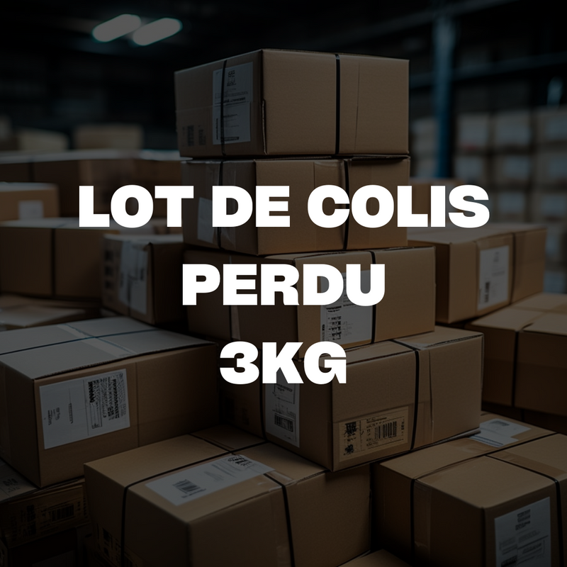 Lot de 3Kg de Colis Perdus (NPAI) – LOST COLIS